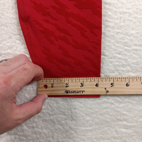 Lululemon Leggings Womens 2 Red Lunar New Year Wunder Under 25” Tiger Stripe NWT - Picture 11 of 12